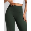 image:imageCRZ YOGA Softretch Wide Leg Pants 283032  No Front Seam Ultimate Comfort Next to Skin Yoga Casual High Waisted for WomenLegend Green