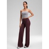image:imageCRZ YOGA Softretch Wide Leg Pants 283032  No Front Seam Ultimate Comfort Next to Skin Yoga Casual High Waisted for WomenRipe Plum