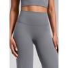 image:imageCRZ YOGA Softretch Wide Leg Pants 283032  No Front Seam Ultimate Comfort Next to Skin Yoga Casual High Waisted for WomenSolar Grey