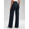 image:imageCRZ YOGA Softretch Wide Leg Pants 283032  No Front Seam Ultimate Comfort Next to Skin Yoga Casual High Waisted for WomenTrue Navy
