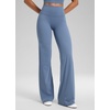 image:imageCRZ YOGA Softretch Wide Leg Pants 283032  No Front Seam Ultimate Comfort Next to Skin Yoga Casual High Waisted for WomenWashed Denim