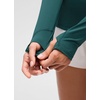 image:imageCRZ YOGA UPF 50 Long Sleeve Sun Shirt  Hiking Light and Sun Protection Classic Fit Hip Length Thumbholes Crewneck Tops for WomenForest Green
