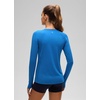 image:imageCRZ YOGA UPF 50 Long Sleeve Sun Shirt  Hiking Light and Sun Protection Classic Fit Hip Length Thumbholes Crewneck Tops for WomenSparkle Blue