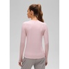 image:imageCRZ YOGA UPF 50 Long Sleeve Sun Shirt  Hiking Light and Sun Protection Classic Fit Hip Length Thumbholes Crewneck Tops for WomenStrawberry Pink