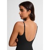 image:imageCRZ YOGA Nexfeel Scoop Neck One Piece Swimsuit  Double Layer Non Padded Buttery Soft Medium Bum Coverage Tummy Control U Back Swim Bathing Suit for WomenBlack