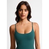image:imageCRZ YOGA Nexfeel Scoop Neck One Piece Swimsuit  Double Layer Non Padded Buttery Soft Medium Bum Coverage Tummy Control U Back Swim Bathing Suit for WomenForest Green