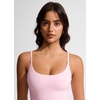 image:imageCRZ YOGA Nexfeel Scoop Neck One Piece Swimsuit  Double Layer Non Padded Buttery Soft Medium Bum Coverage Tummy Control U Back Swim Bathing Suit for WomenPink Peony