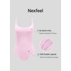 image:imageCRZ YOGA Nexfeel Scoop Neck One Piece Swimsuit  Double Layer Non Padded Buttery Soft Medium Bum Coverage Tummy Control U Back Swim Bathing Suit for WomenPink Peony
