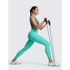image:imageCRZ YOGA SculptAir No Front Seam Leggings 25  Breathable Long Lasting Support Training High Waisted for WomenAtlantis Green