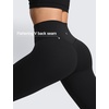 image:imageCRZ YOGA SculptAir No Front Seam Leggings 25  Breathable Long Lasting Support Training High Waisted for WomenBlack