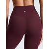 image:imageCRZ YOGA SculptAir No Front Seam Leggings 25  Breathable Long Lasting Support Training High Waisted for WomenGarnet Red