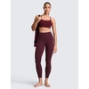 image:imageCRZ YOGA SculptAir No Front Seam Leggings 25  Breathable Long Lasting Support Training High Waisted for WomenGarnet Red