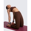 image:imageCRZ YOGA SculptAir No Front Seam Leggings 25  Breathable Long Lasting Support Training High Waisted for WomenLava Brown