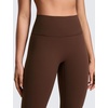 image:imageCRZ YOGA SculptAir No Front Seam Leggings 25  Breathable Long Lasting Support Training High Waisted for WomenLava Brown