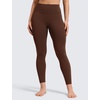 image:imageCRZ YOGA Secretsculpt Minor Leggings 25  No butt scrunch still flattering glutes Booty Lifting Softretch Ultimate Comfort Next to Skin Yoga No Front SeamLava Brown